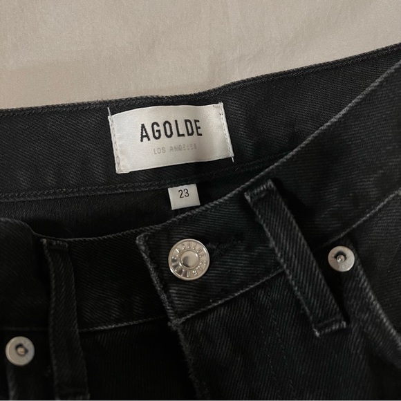 Agolde Cherie High Rise Straight in Distortion - Picture 5 of 5